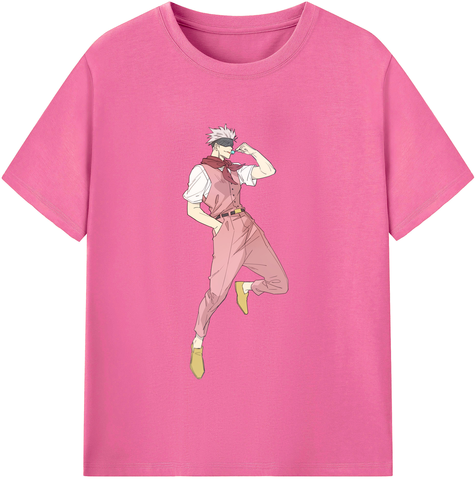 （画像用） 呪術廻戦 Jujutsu Kaisen レディースカジュアルプリントTシャツ（綿100％）